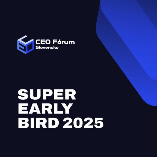 CEO Forum Slovensko 2025/Vstupenka určená pre CEOs